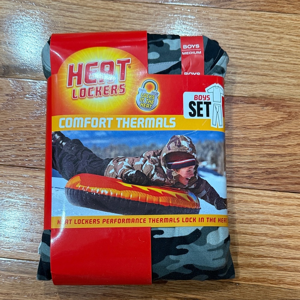 Boys Camouflage Thermal Set